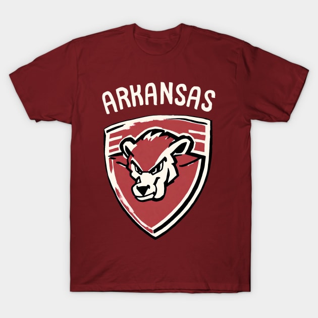 Vintage Arkansas Football Team Player Summer Camp Arkansas Spring Game Day T-Shirt by DaysuCollege